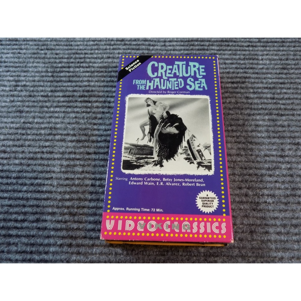 Creature‎ From The Haunted Sea VHS 1986 Viking Video Classics Roger Corman